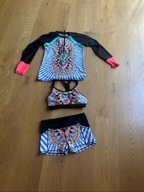 Body Glove Multicolor Rashguard Set